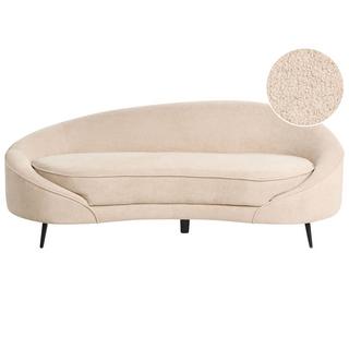 Beliani Canapé 3 places en Bouclé Glamour SAVAR  