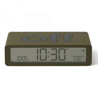 LEXON Radio réveil Lexon Flip Classique vert olive  