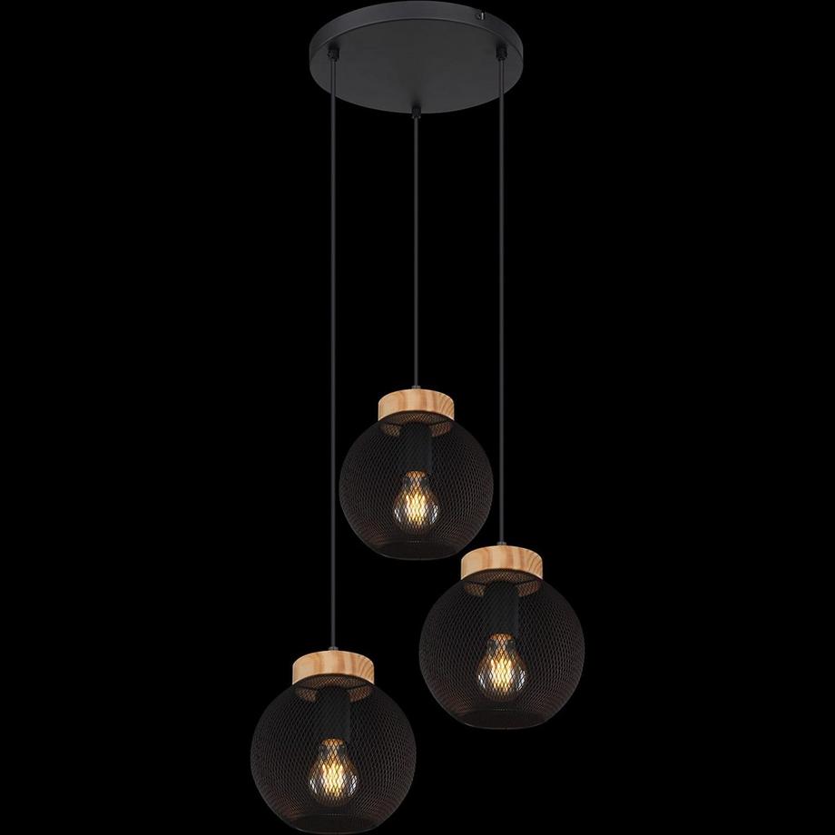 mutoni Hängeleuchte Pablo Metall  matt 3xE27  