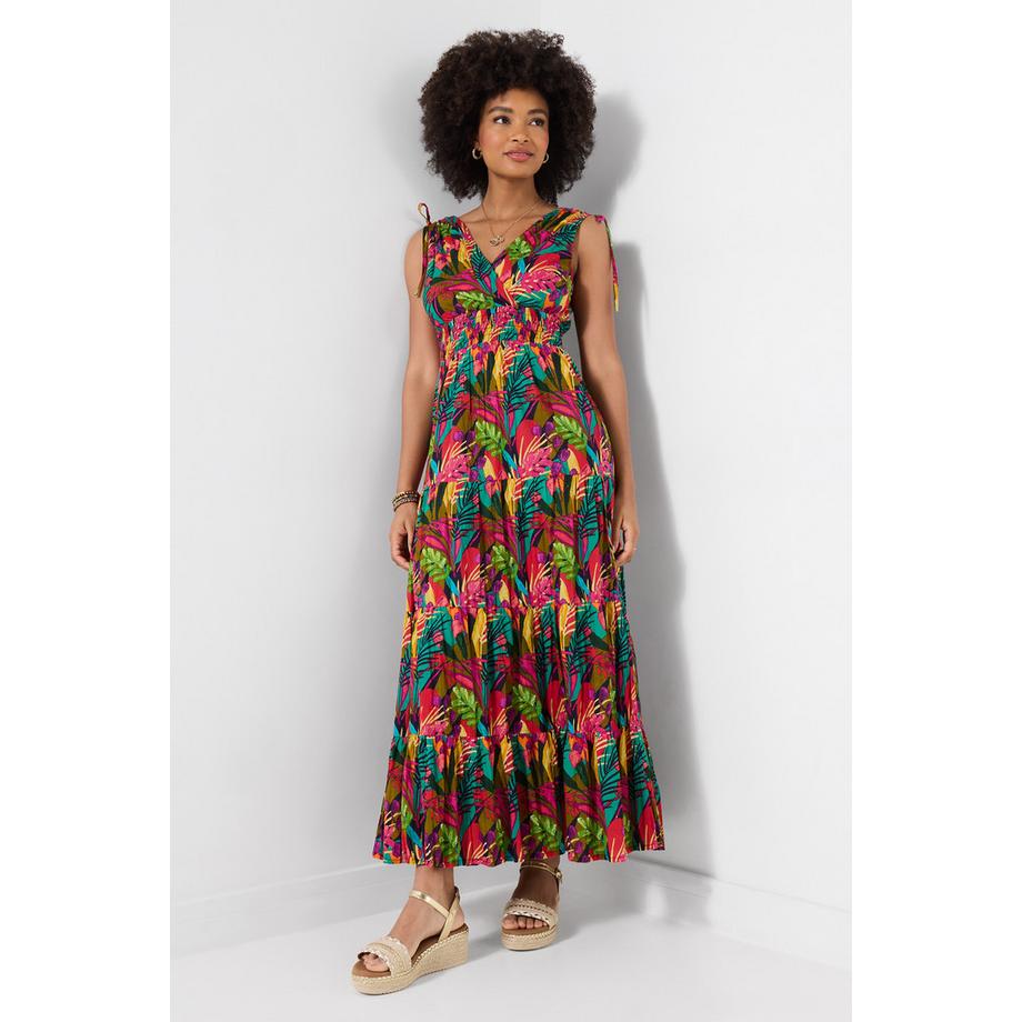 Joe Browns Maxikleid Print Wickelausschnitt  