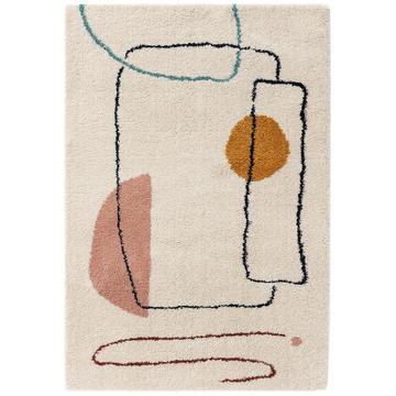 Tappeto a pelo lungo Louise Multicolor