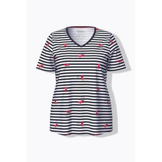 Ulla Popken Maglia pigiama Cuori Mezza Manica  