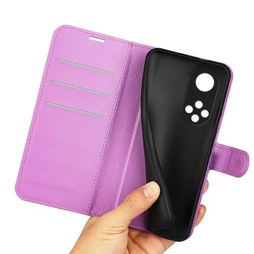 Cover-Discount  Huawei nova 9 - Étui en cuir coque violet 