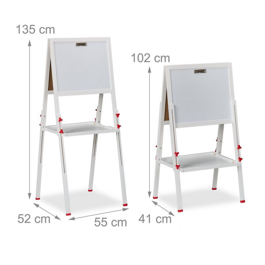 B2X  Lavagna per bambini con lavagna bianca 