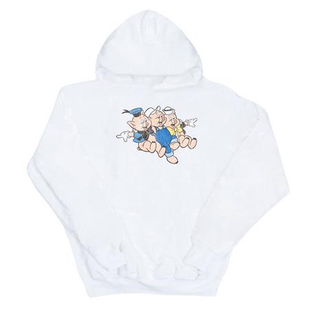 Disney Drei kleine Schweinchen Grafikdruck Kapuzenpullover  