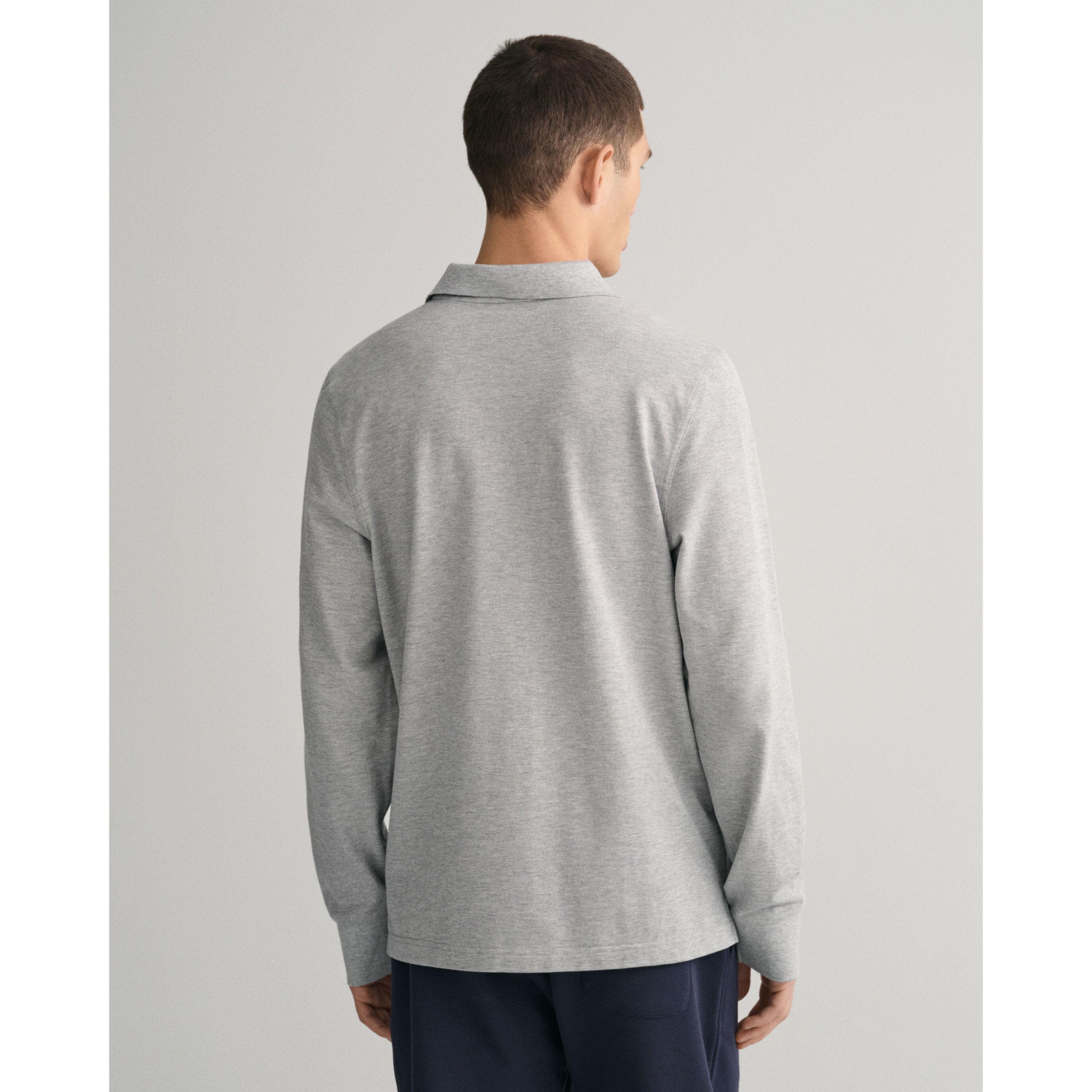 GANT Shield Longsleeve Pique Rugger Poloshirt Regular Fit  