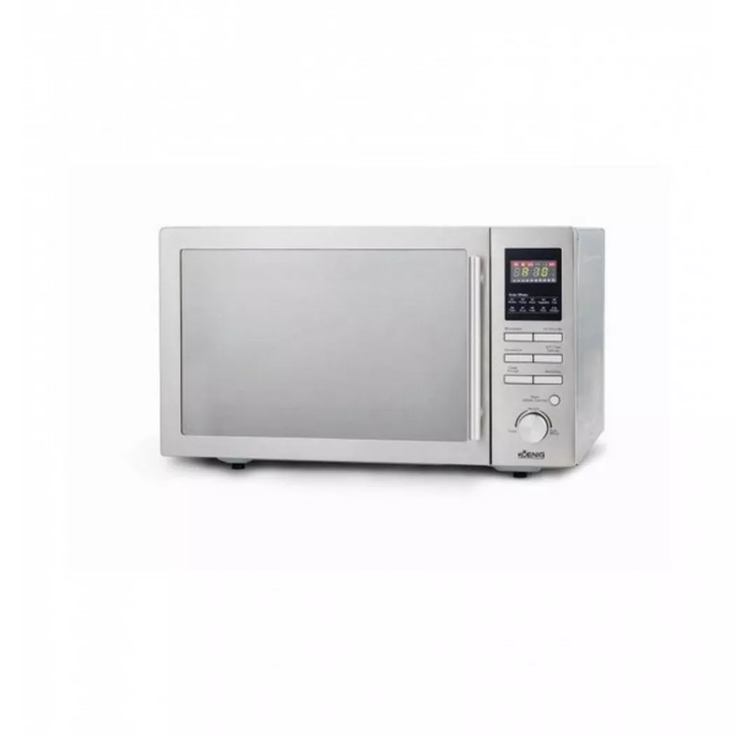 König – Mikrowelle mit Grill 3-in-1, Silber, 25 L