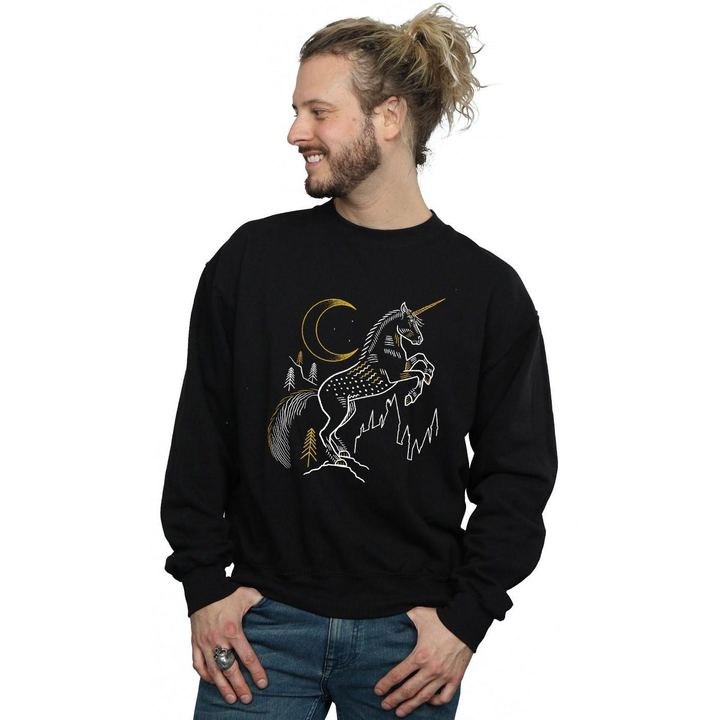 Harry Potter Einhorn Grafikdruck Sweatshirt  