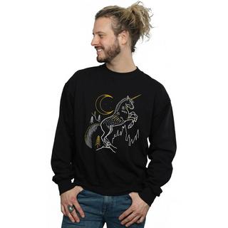 Harry Potter Einhorn Grafikdruck Sweatshirt  