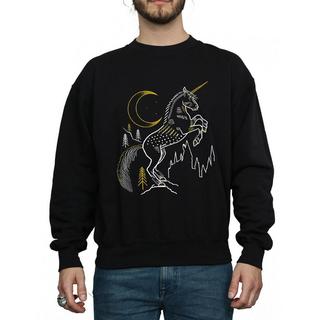 Harry Potter Einhorn Grafikdruck Sweatshirt  