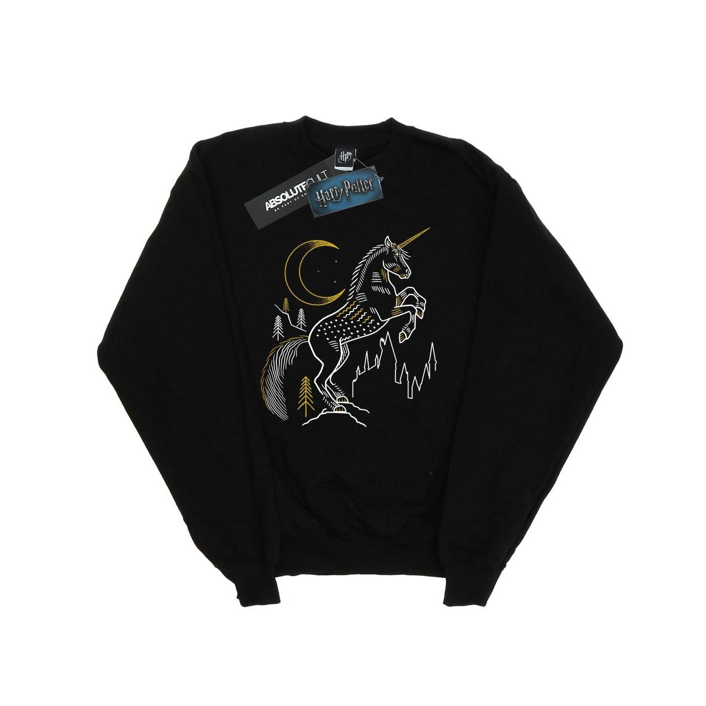 Harry Potter Einhorn Grafikdruck Sweatshirt  