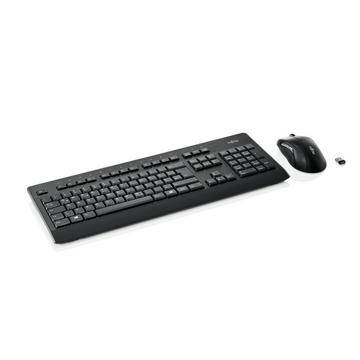 LX960 tastiera Mouse incluso RF Wireless QWERTZ Tedesco Nero