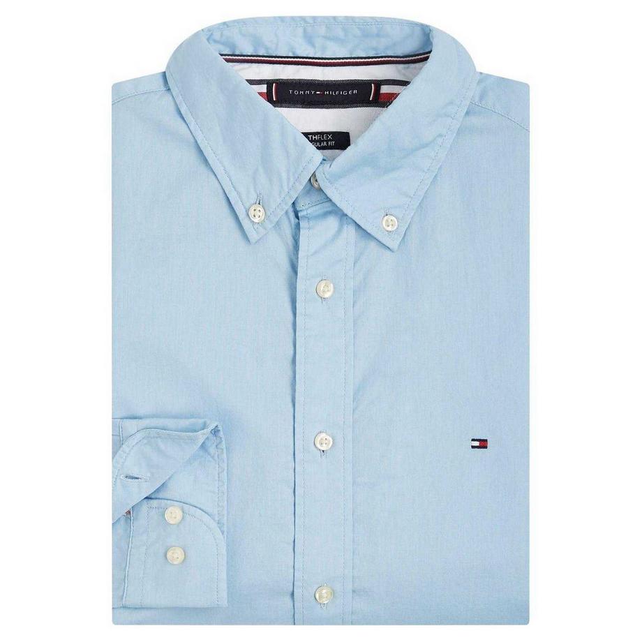 TOMMY HILFIGER  Core Flex Hemd, Popelin, Langärmlig 
