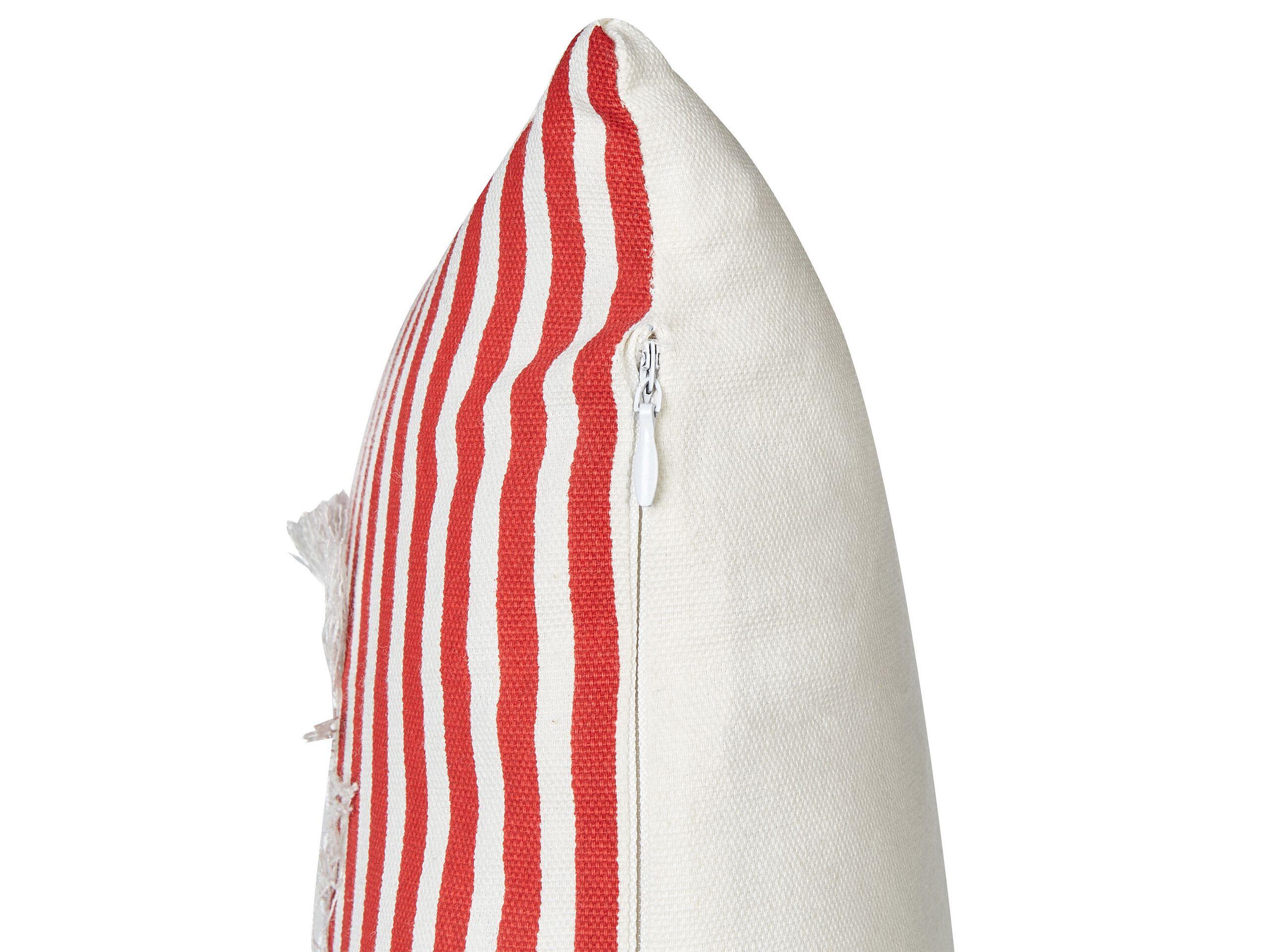 Beliani Lot de 2 coussins décoratifs en Coton Moderne ALSINE  