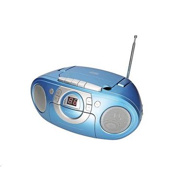 Soundmaster SCD5100BL Tragbares Stereosystem Analog 1 W FM Blau Playback MP3
