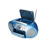 soundmaster  Soundmaster SCD5100BL Système stéréo portable Analogique 1 W FM Bleu Lecture de MP3 