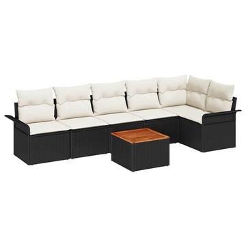 Garten-sofa-set poly-rattan