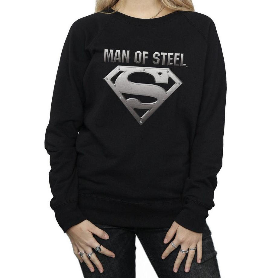 DC COMICS Man of Steel Superman Logo Sweatshirt  