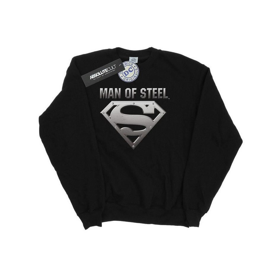 DC COMICS Man of Steel Superman Logo Sweatshirt  