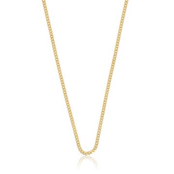 Collier Panzer Gelbgold 750, 1.7mm, 55cm