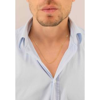 MUAU Schmuck  Collier Panzer Gelbgold 750, 1.7mm, 55cm 
