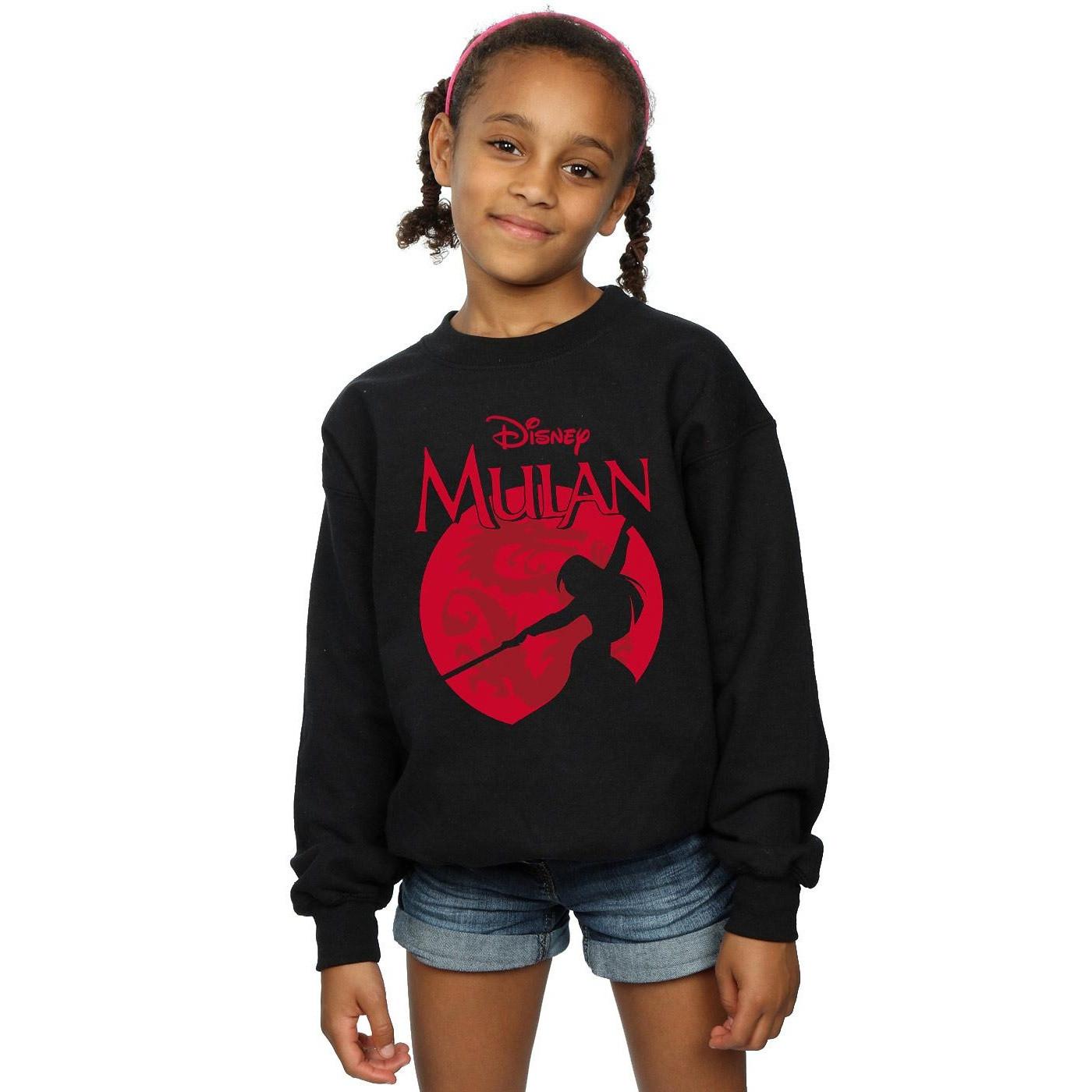 Disney  Mulan Dragon Silhouette Sweatshirt 