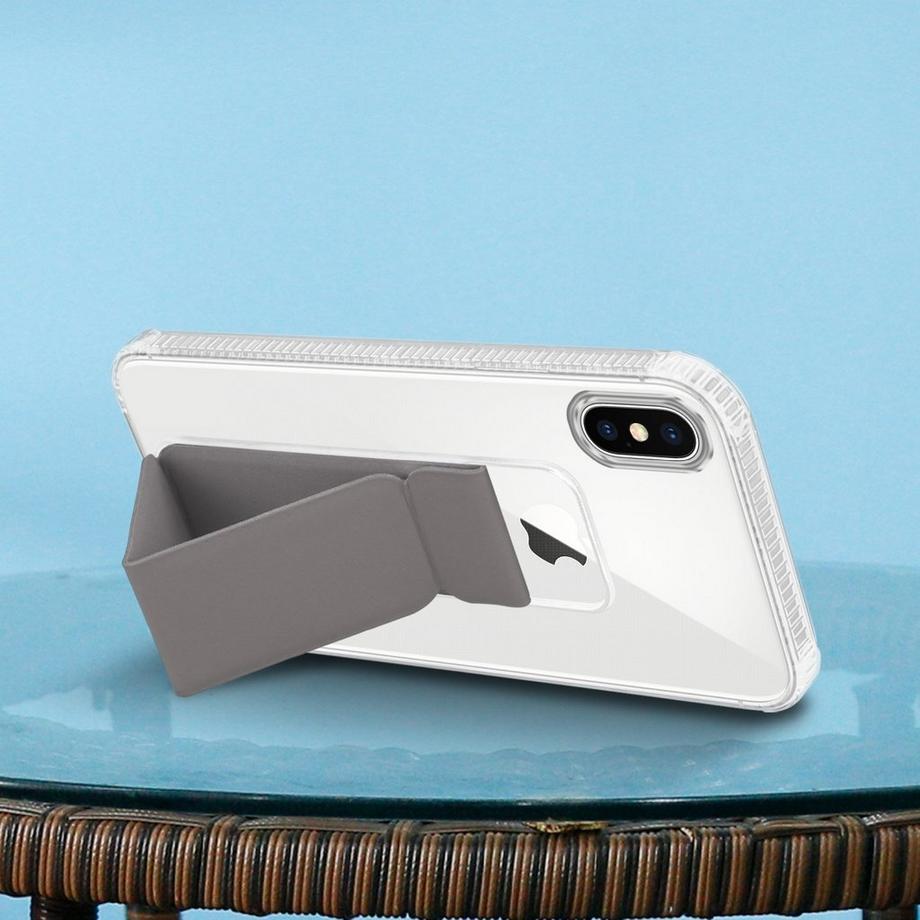 Cadorabo  Housse compatible avec Apple iPhone XS MAX - Coque de protection en silicone TPU flexible avec support et fonction stand 