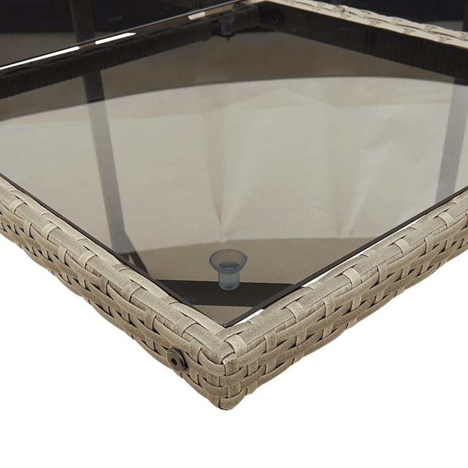 VidaXL Garten essgruppe poly-rattan  