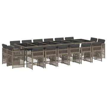 Garten essgruppe poly-rattan