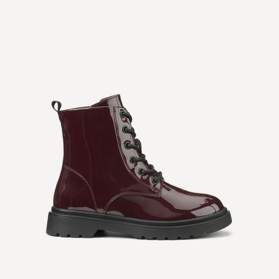 La Redoute Collections Bottines vernies à lacets  