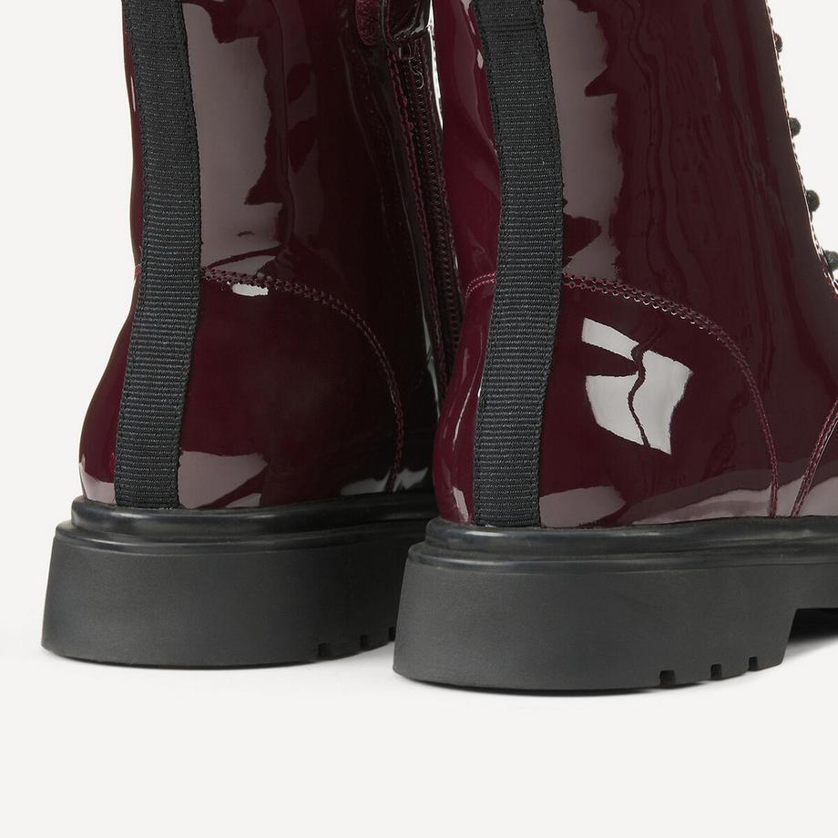La Redoute Collections Bottines vernies à lacets  