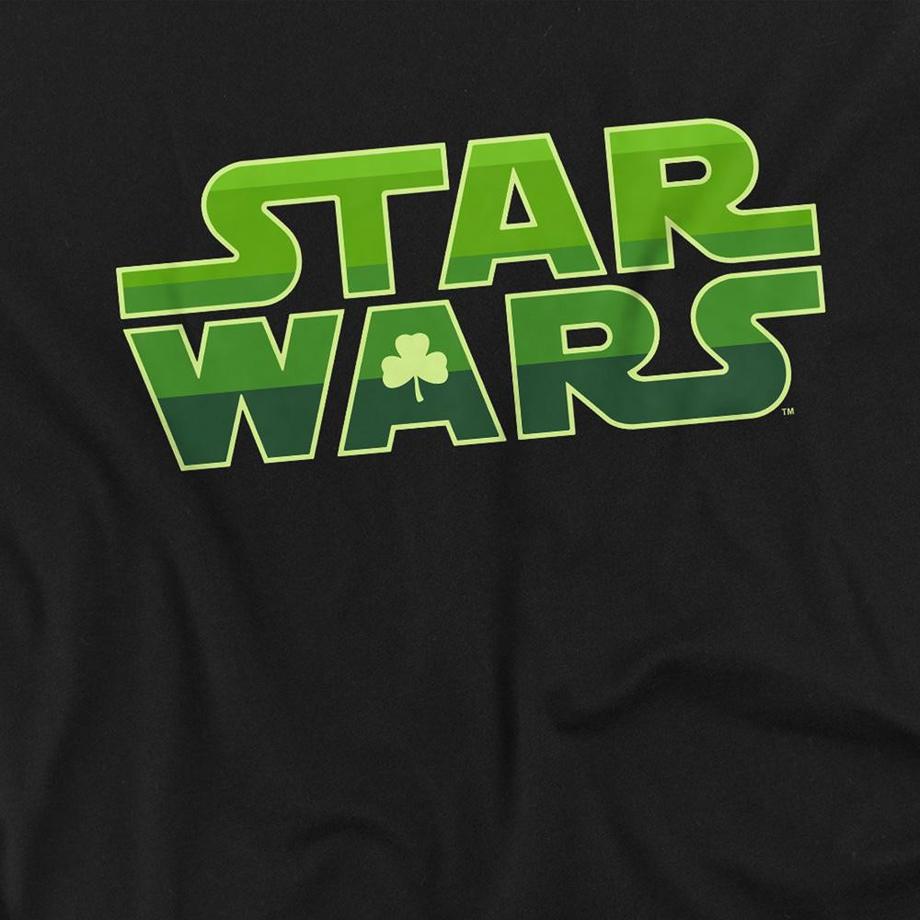 STAR WARS Star Wars St Patricks Day T-Shirt Maniche Lunghe  
