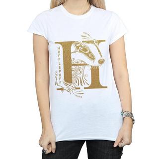 Harry Potter Hufflepuff T-Shirt Stampata  
