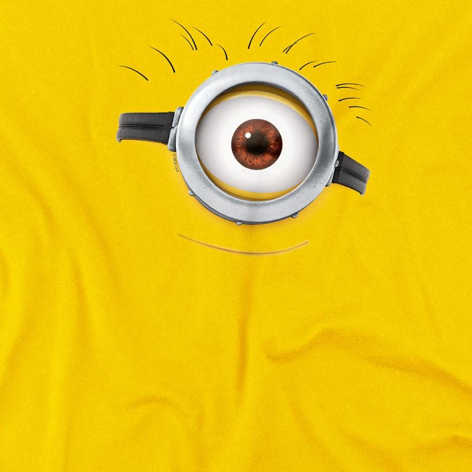 minions  Maglietta Viso 