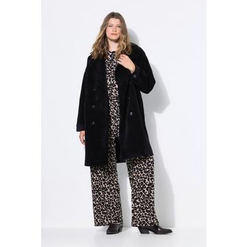 Mantel, oversized, Doppelreiher, Reverskragen