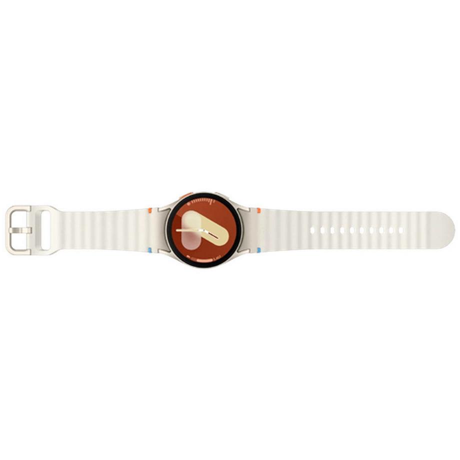 SAMSUNG  Samsung Galaxy Watch 7 40mm Beige (Weißes Gummi Armband) 