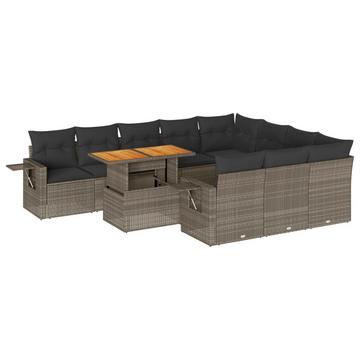 Garten sofagarnitur poly-rattan