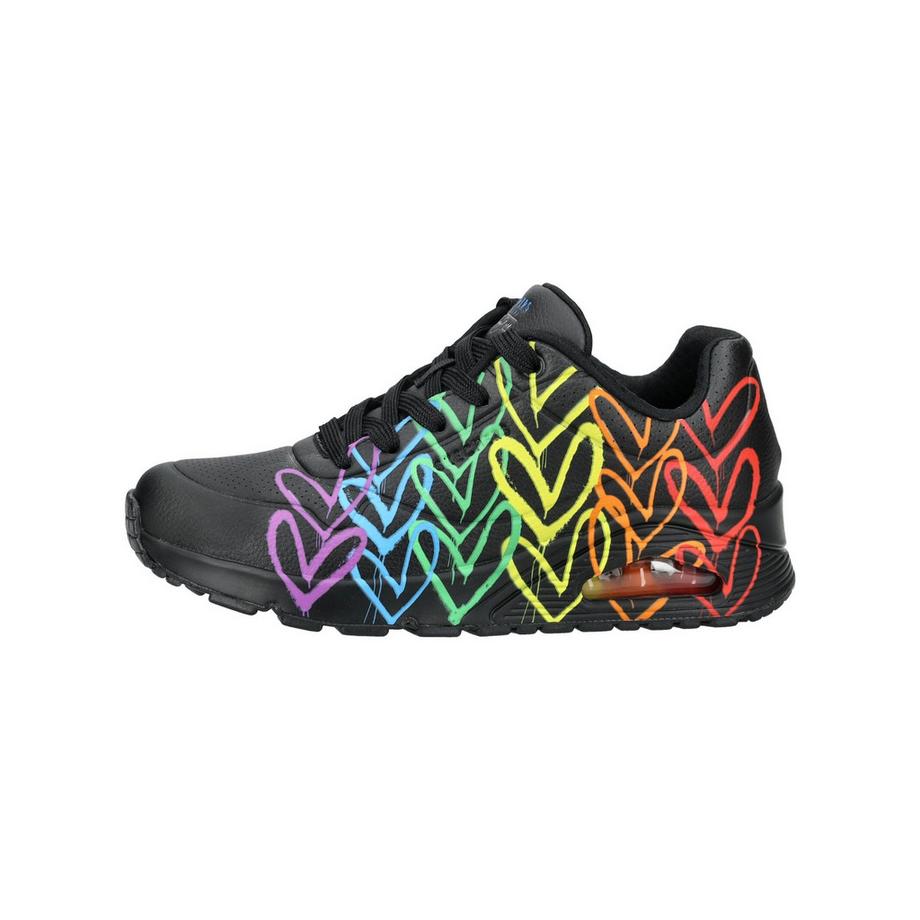 SKECHERS Sneaker Stampa Cuore Graffiti  