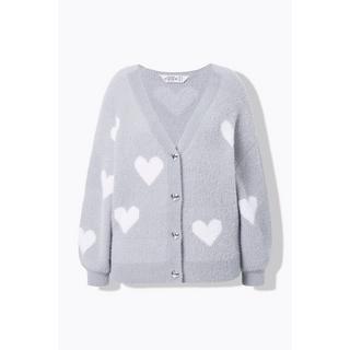 Studio Untold Cardigan Oversize Ultra Doux Cœurs  