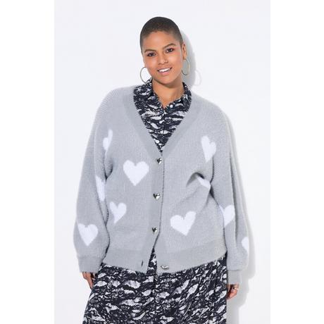 Studio Untold Cardigan Oversize Ultra Doux Cœurs  