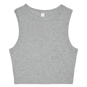 Ärmelloses Oberteil kurz geschnitten