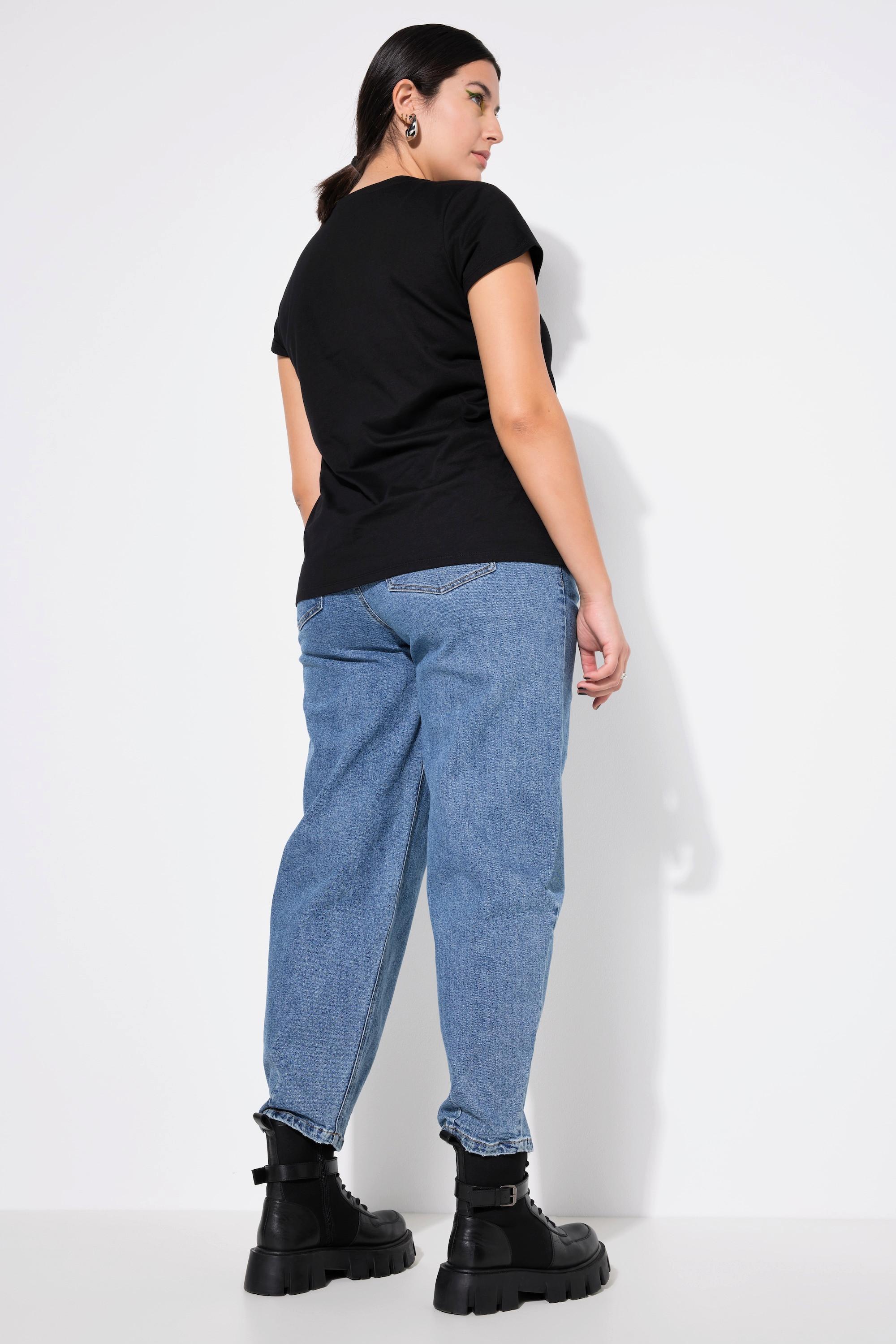 Studio Untold  Ballon-Jeans, Wide Shape, 5-Pocket, Elastikbund 