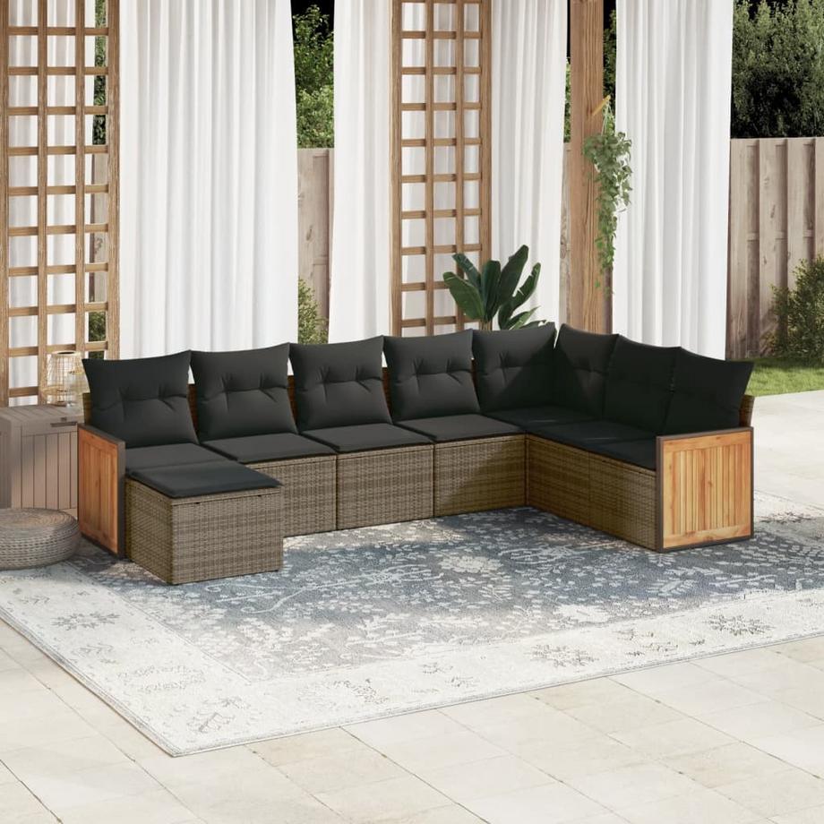 VidaXL Garten sofagarnitur poly-rattan  