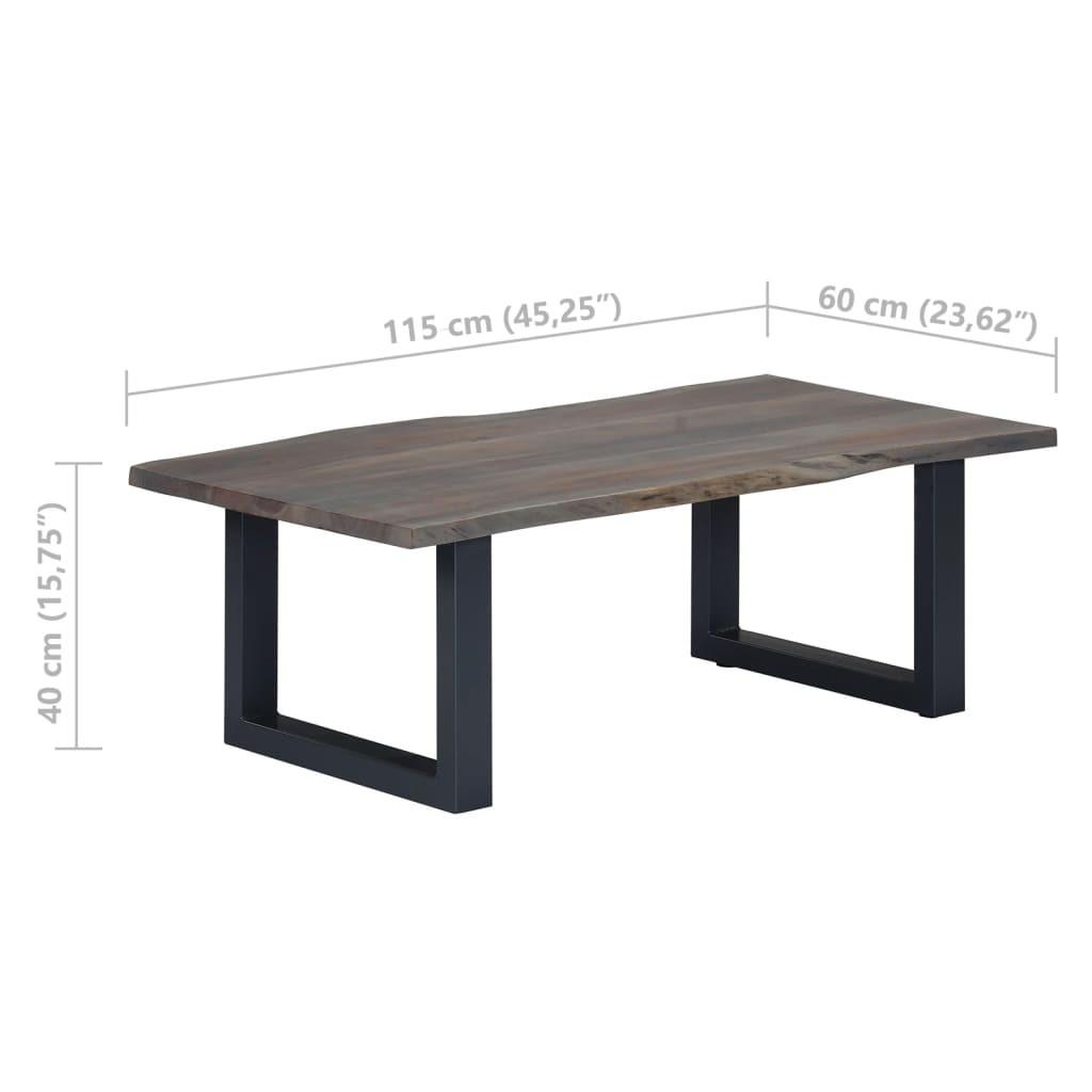 VidaXL Table basse bois d'acacia  