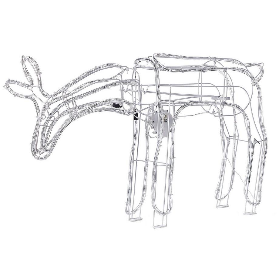 Beliani Gartendekoration aus Eisen Modern KRISTNES  