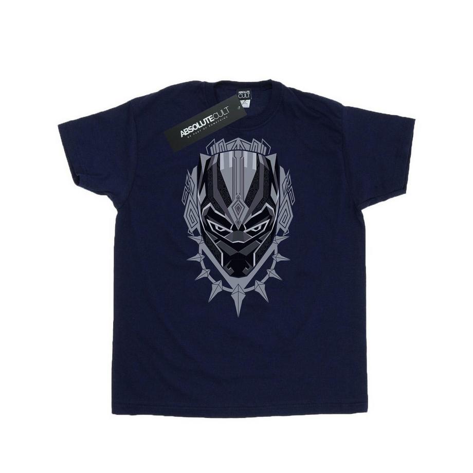 MARVEL Black Panther T-Shirt Maschera Geometrica  