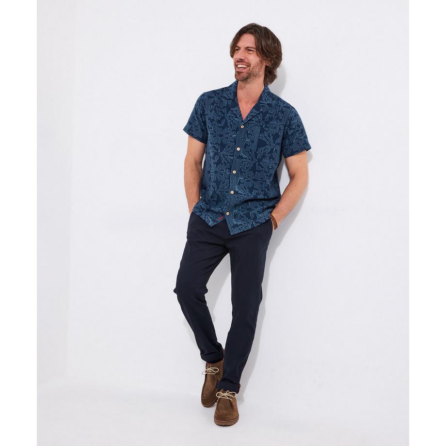 Joe Browns Chemise Lin Brodé Col Revers  