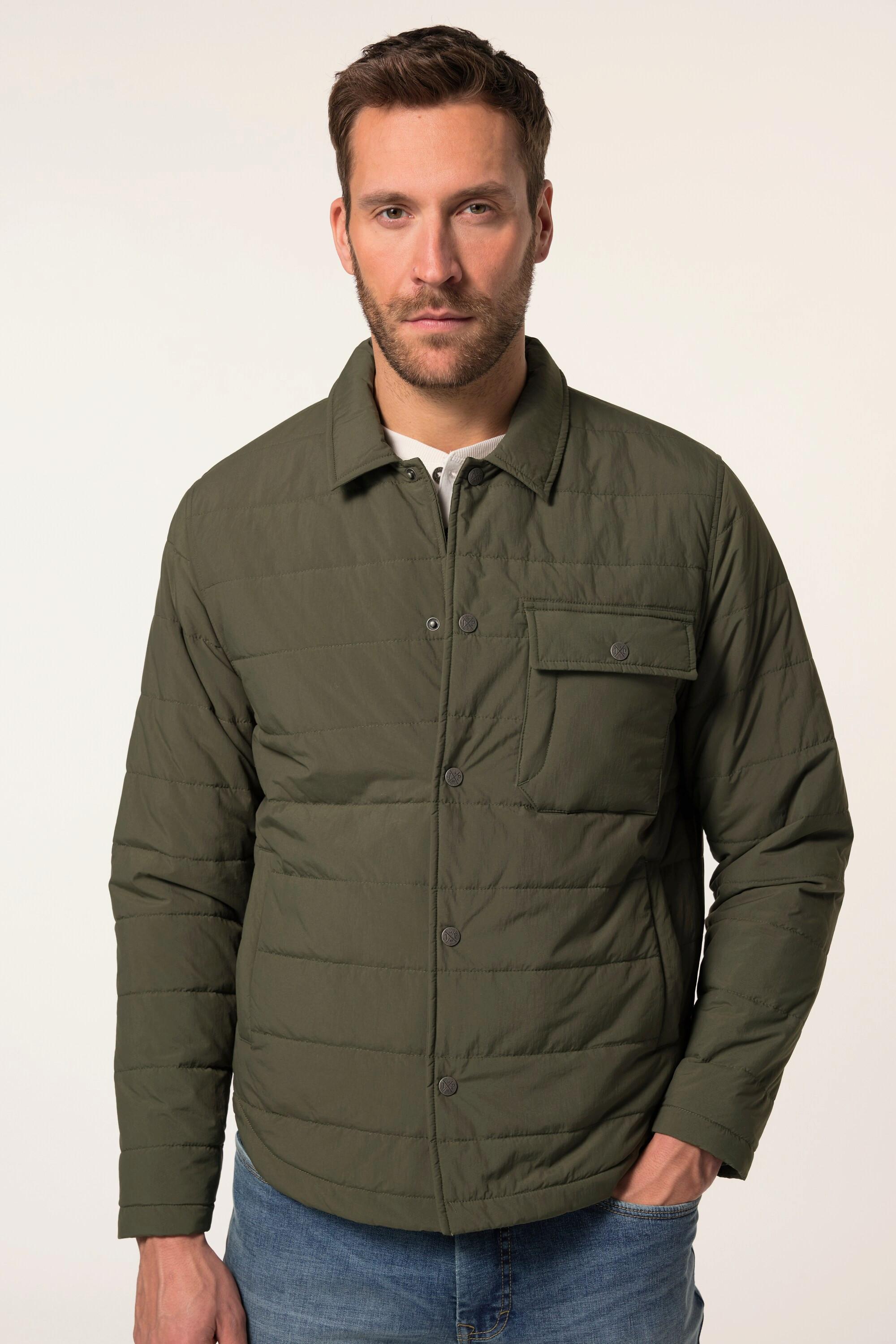 JP1880 Extra leichte Jacke Hemdkragen 2 Taschen  