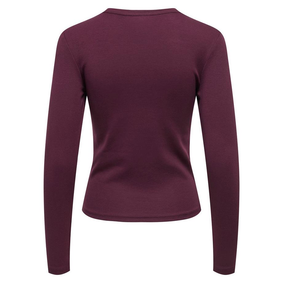 ONLY Riley O-Neck Slim Fit Longsleeve Top  