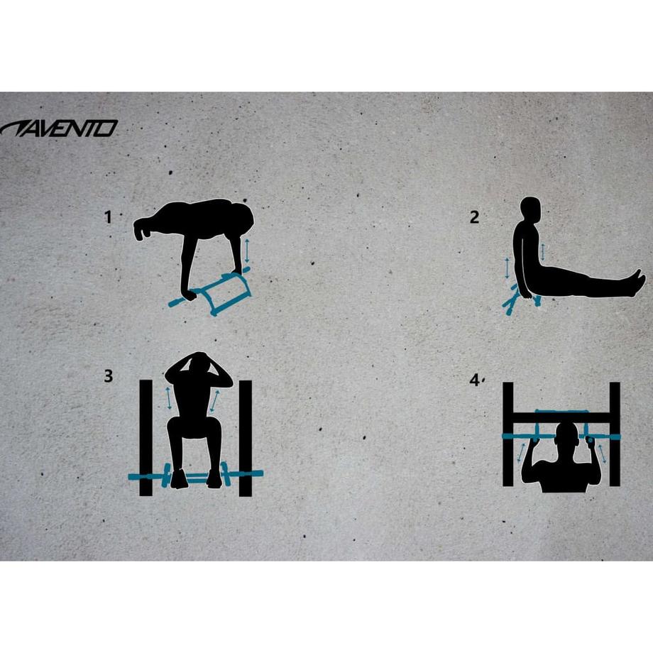 Avento  Klimmzugstange stahl 